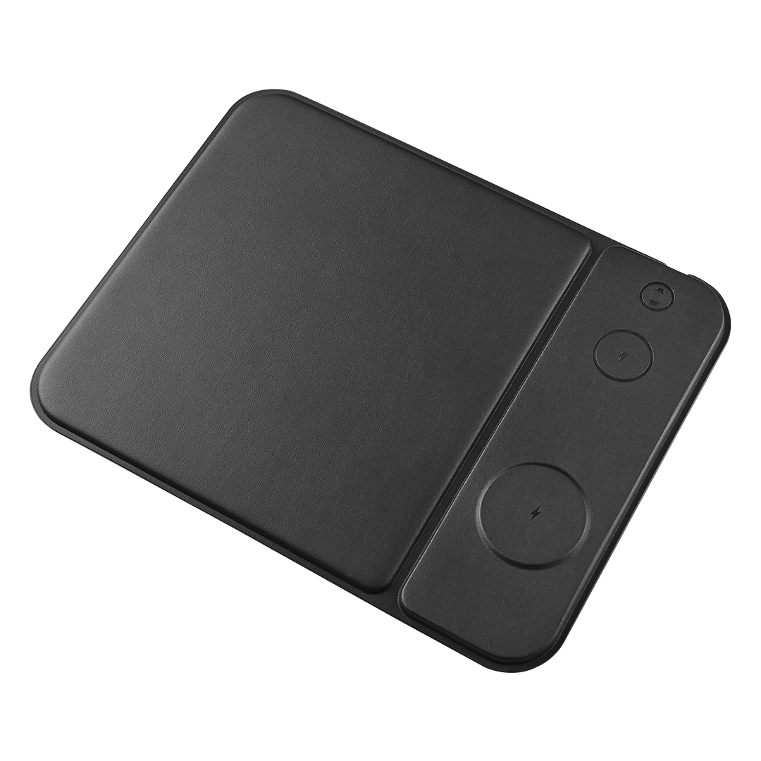 Podloga za kompjuterskog miša i bežični punjač 15W, sa magnetom